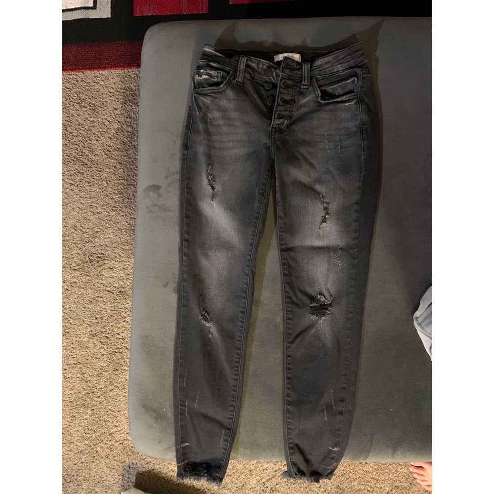 Kancan Signature Mid - Rise Ankle Skinny jeans